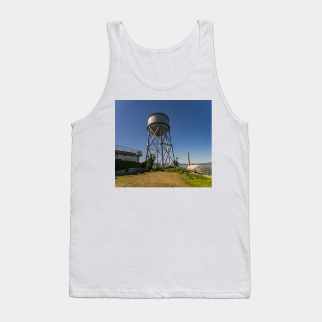 Alcatraz  Water Tower Tank Top by KensLensDesigns